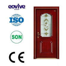 MDF del PVC puerta de madera interior con vidrio